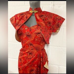 Violets In May handmade dress and bolero